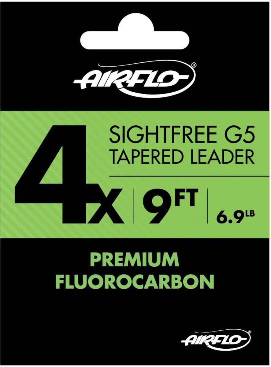 Image of G5 9 in Tapered Fluorocarbon Fly Fishing Leader