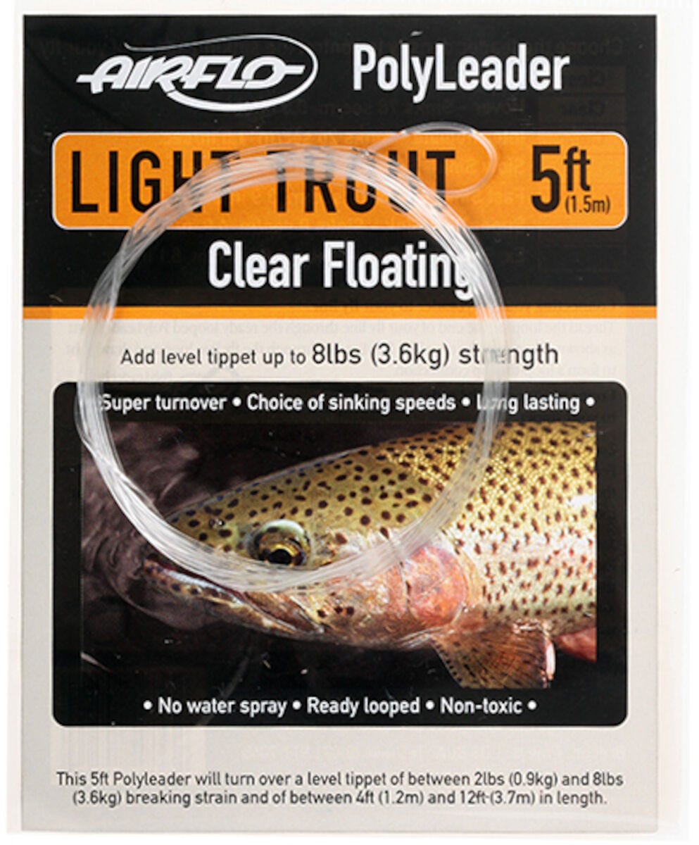 Image of Polyleader Light Trout 5 ft Fly Fishing Leader