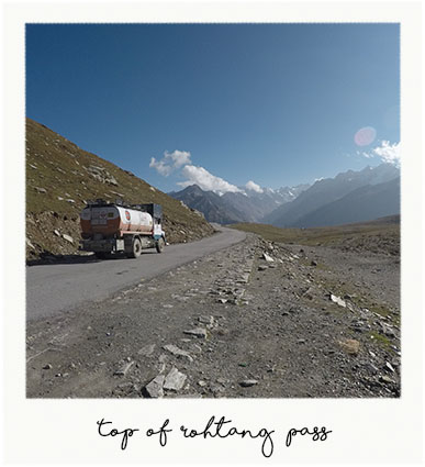 Le sommet du passage de Rohtang