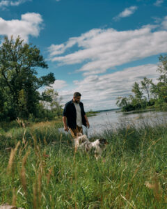 Marche avec chien