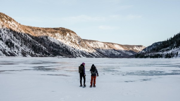 Snowshoeing Gaspésie