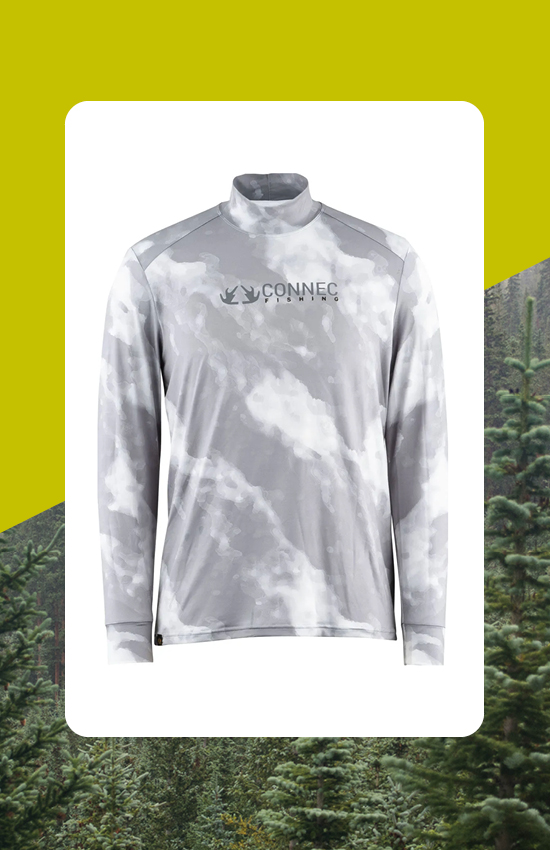 Mockneck Men’s Fishing Sweater from Connec