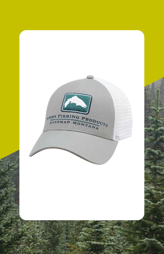 Trout Icon Men's Fishing Trucker Cap from Simms
