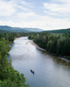 Where can you fly fish for Atlantic salmon?