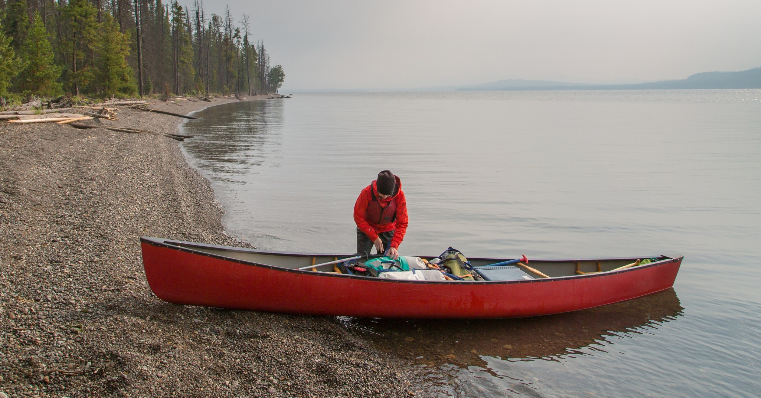 Canoe camping trip