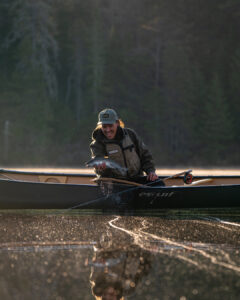 trout fly fishing boat