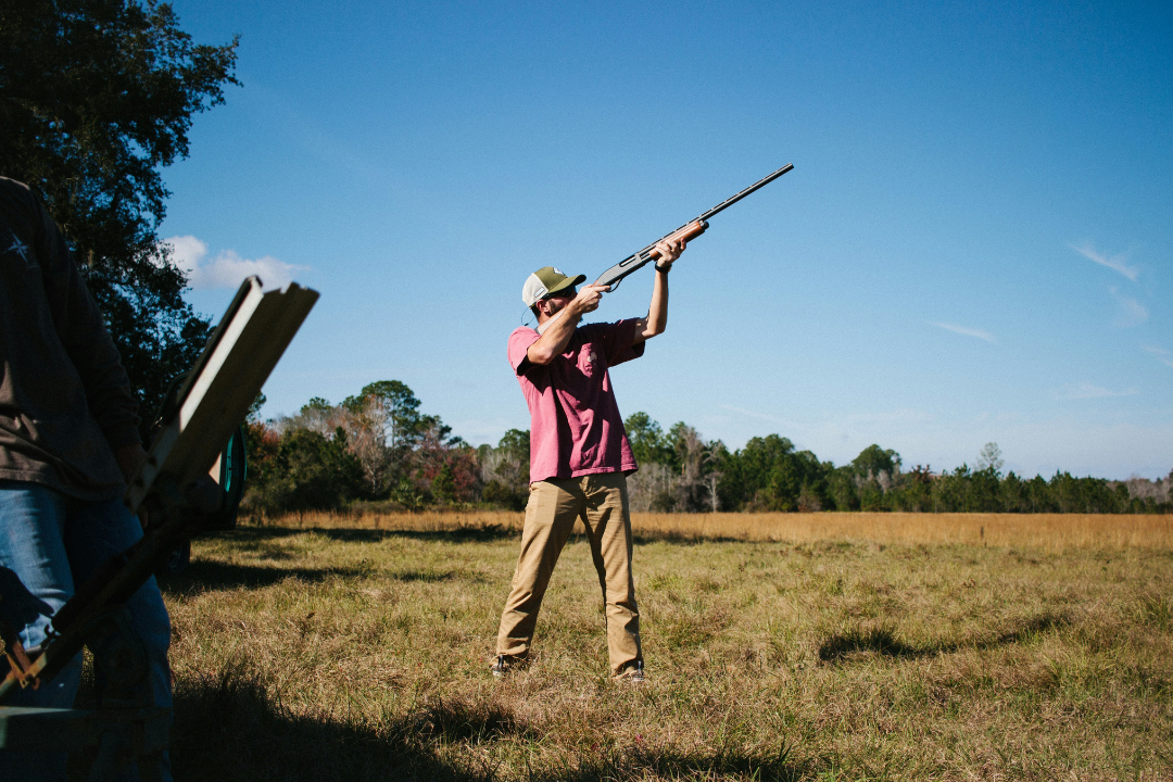 Clay trapshooting