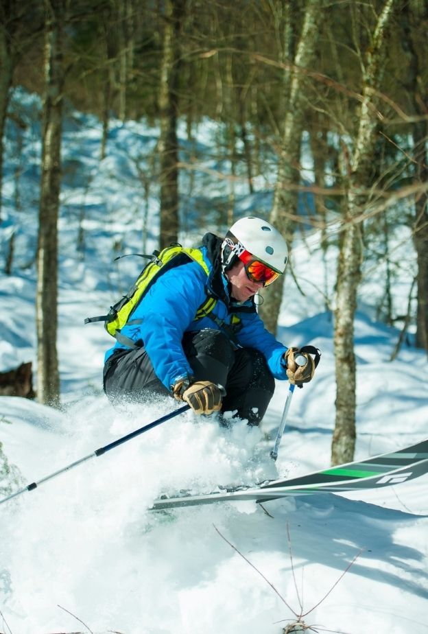 Belleau off-piste sector