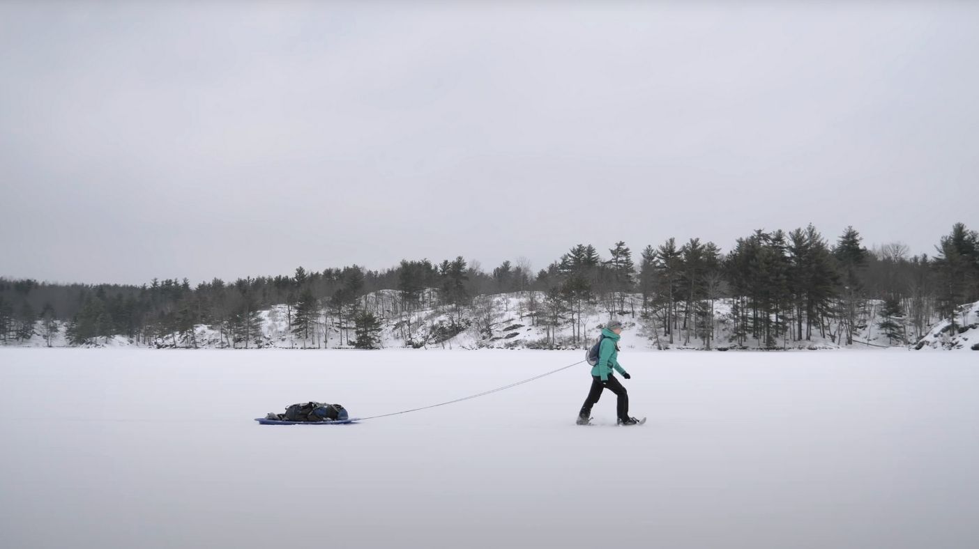 Snowshoes-trails