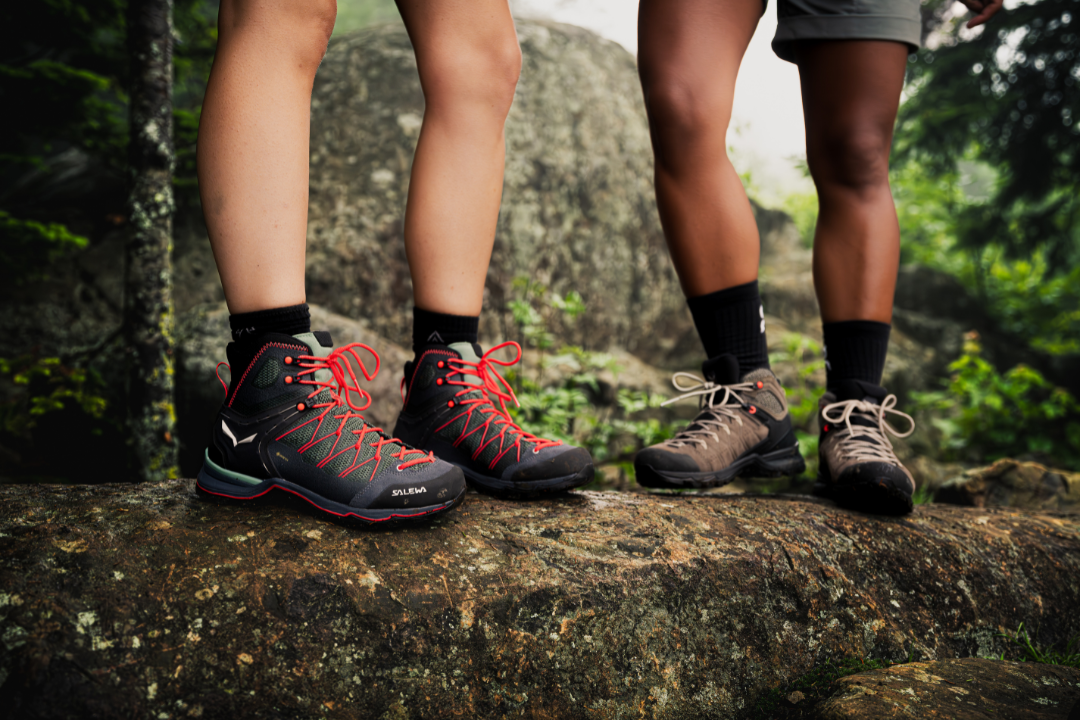 selecting the right hiking shoes or boots