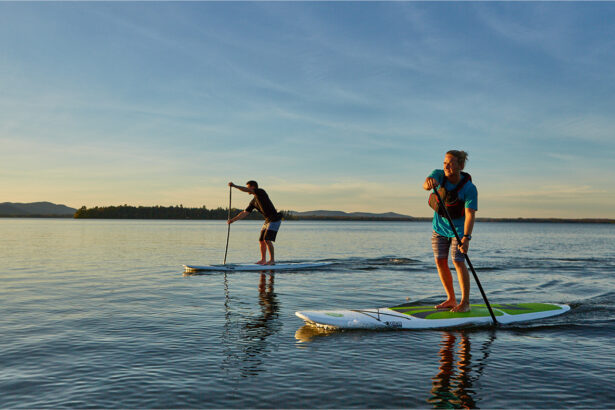 Paddle boarding