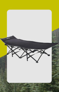 Folding camp bed from SAIL
