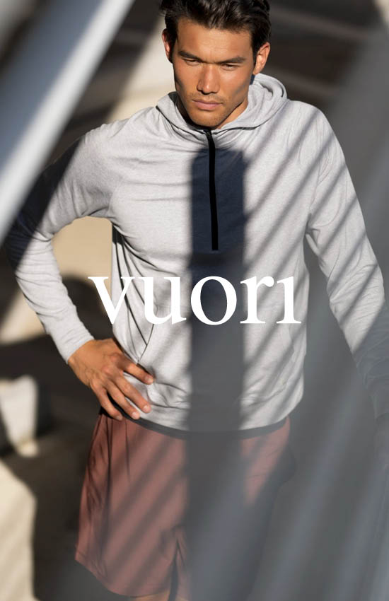 Man wearing vuori activewear