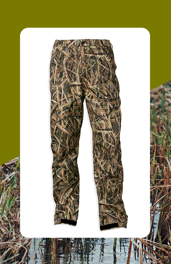 Pantalon de chasse pour les oiseaux migrateurs