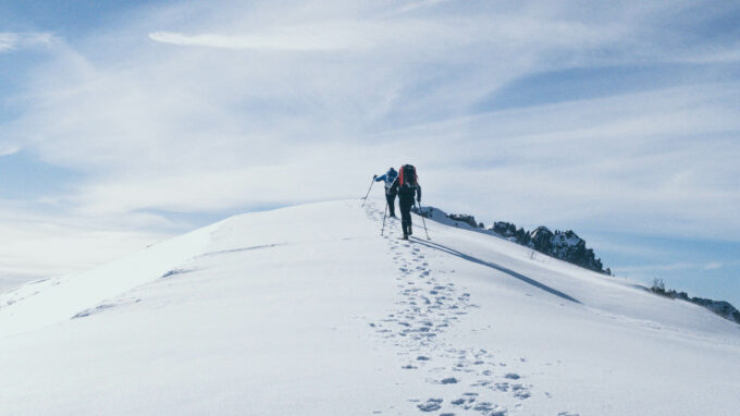 long winter hike