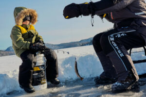 ice fishing perch