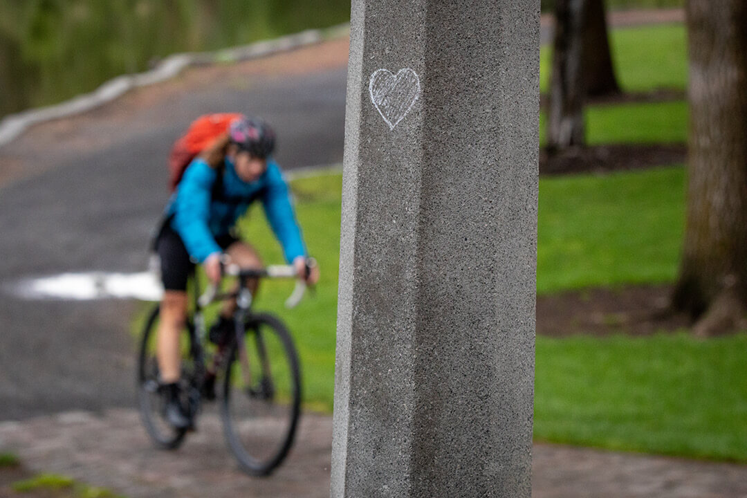 Biking city nature