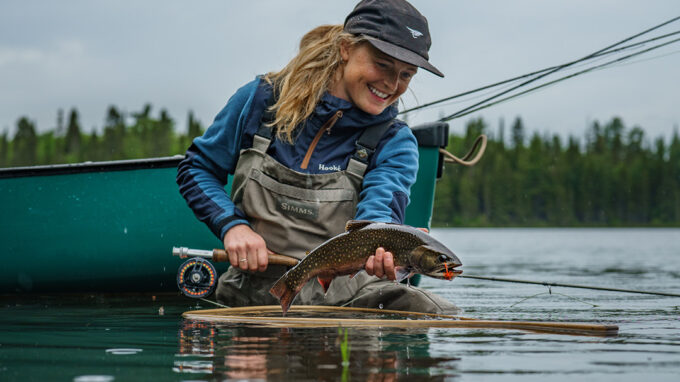 Trout fishing