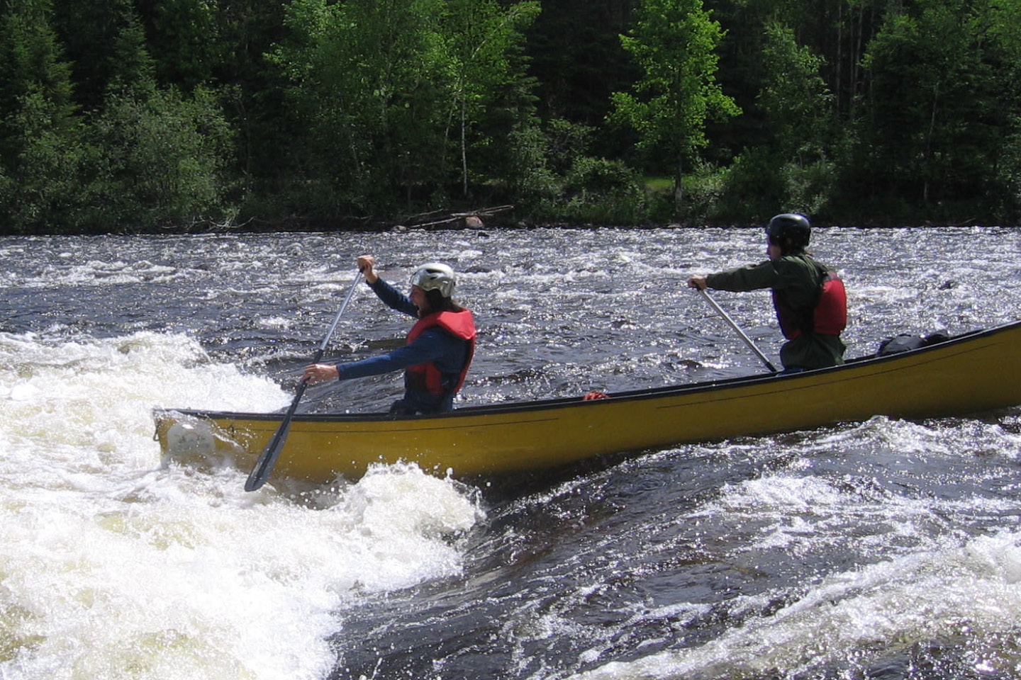 La rivière Rouge canot camping