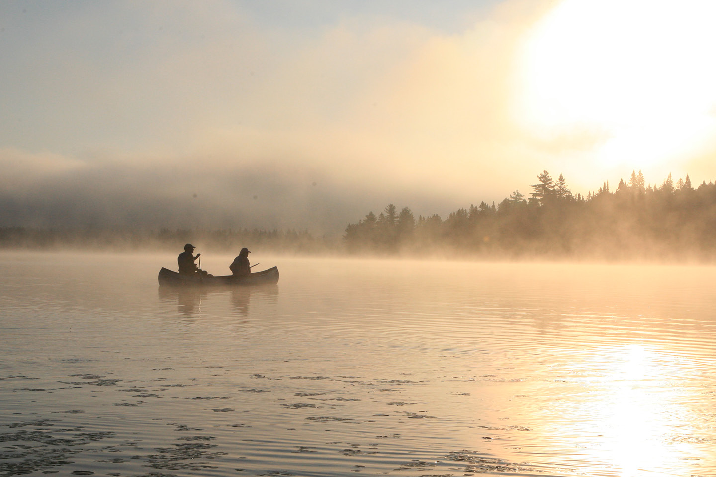 canot camping au Parc national de la Mauricie