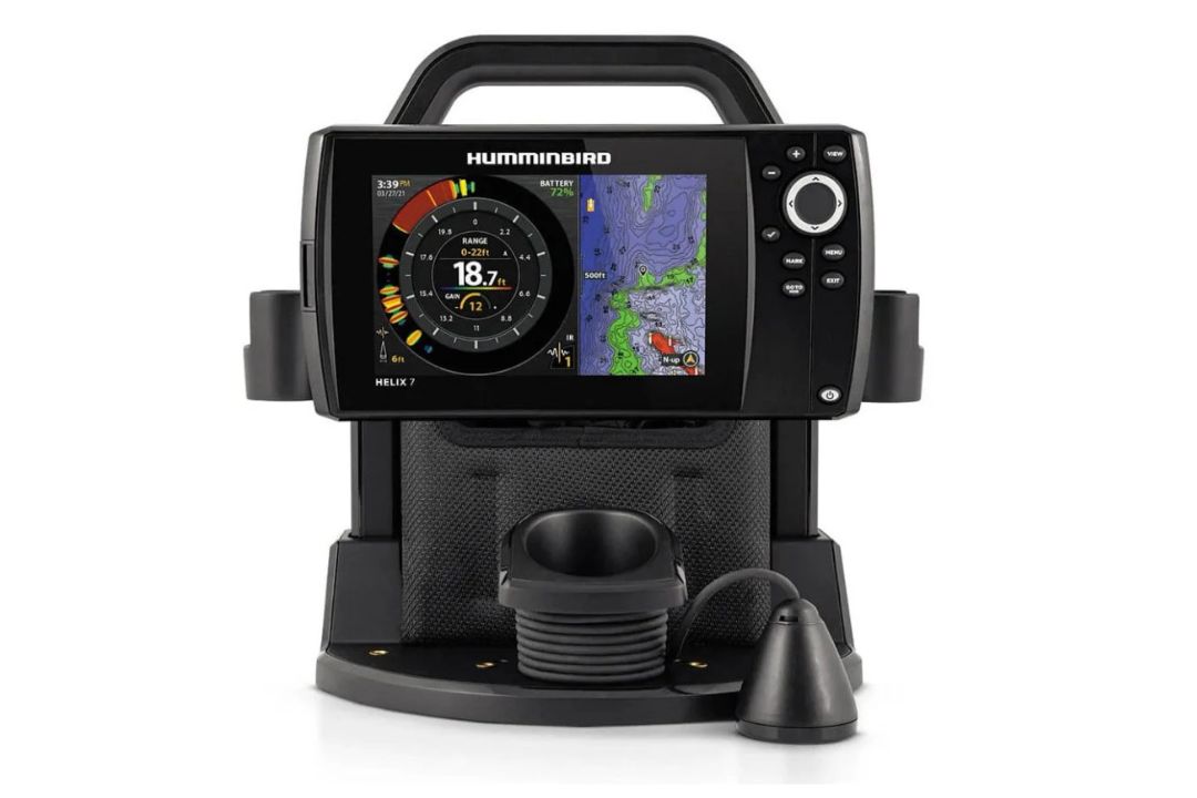 Humminbird Ice Helix 7 CHIRP G4 AS Ice Fishing Fishfinder with Chart Plotter