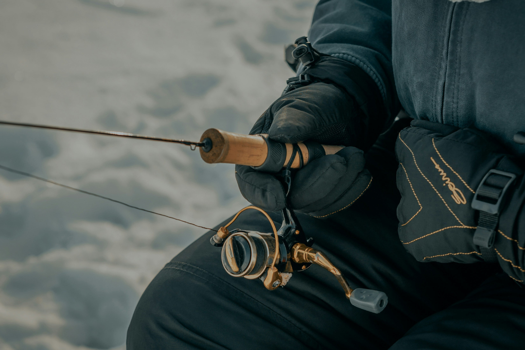 Canne à pêche sur glace