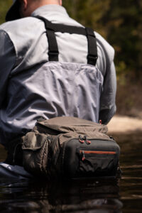 man with fishing gear