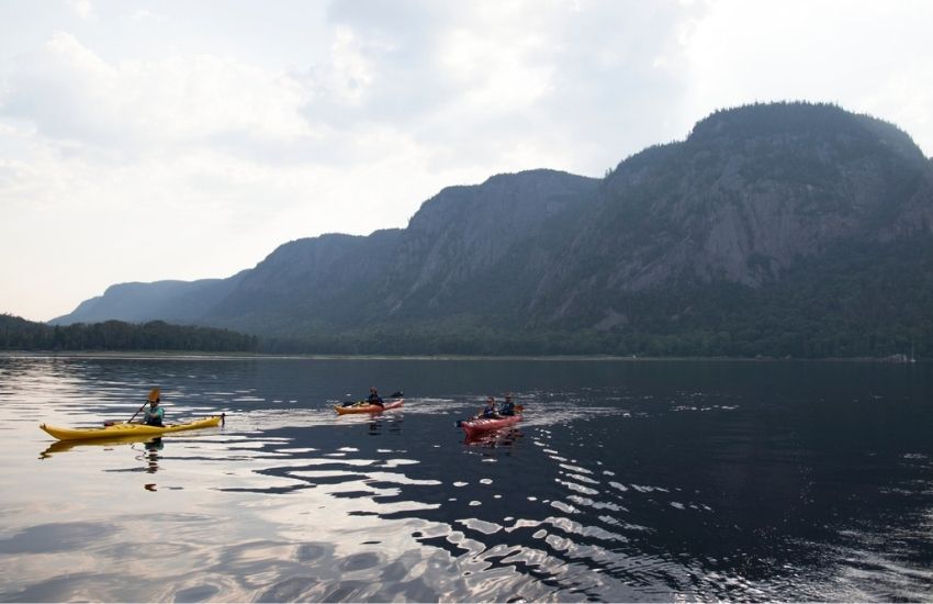 Faire du kayak au parc marin du Saguenay-Saint-Laurent