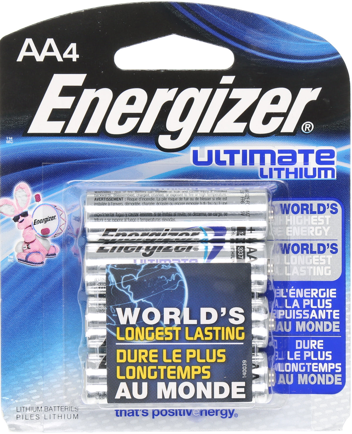Ultimate Lithium Battery AA - 4/PK