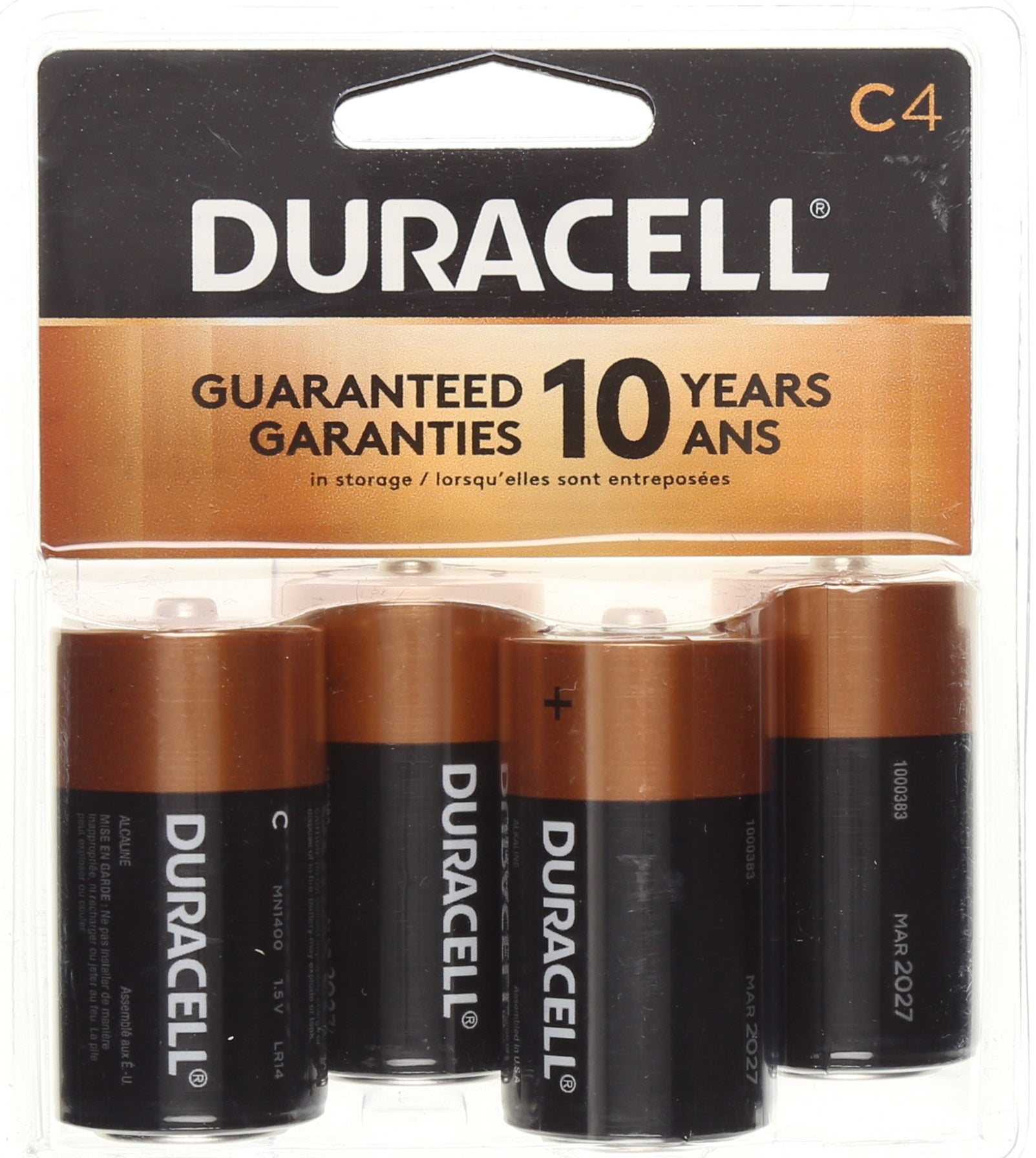 Coppertop C Alkaline Batteries - 4/PK