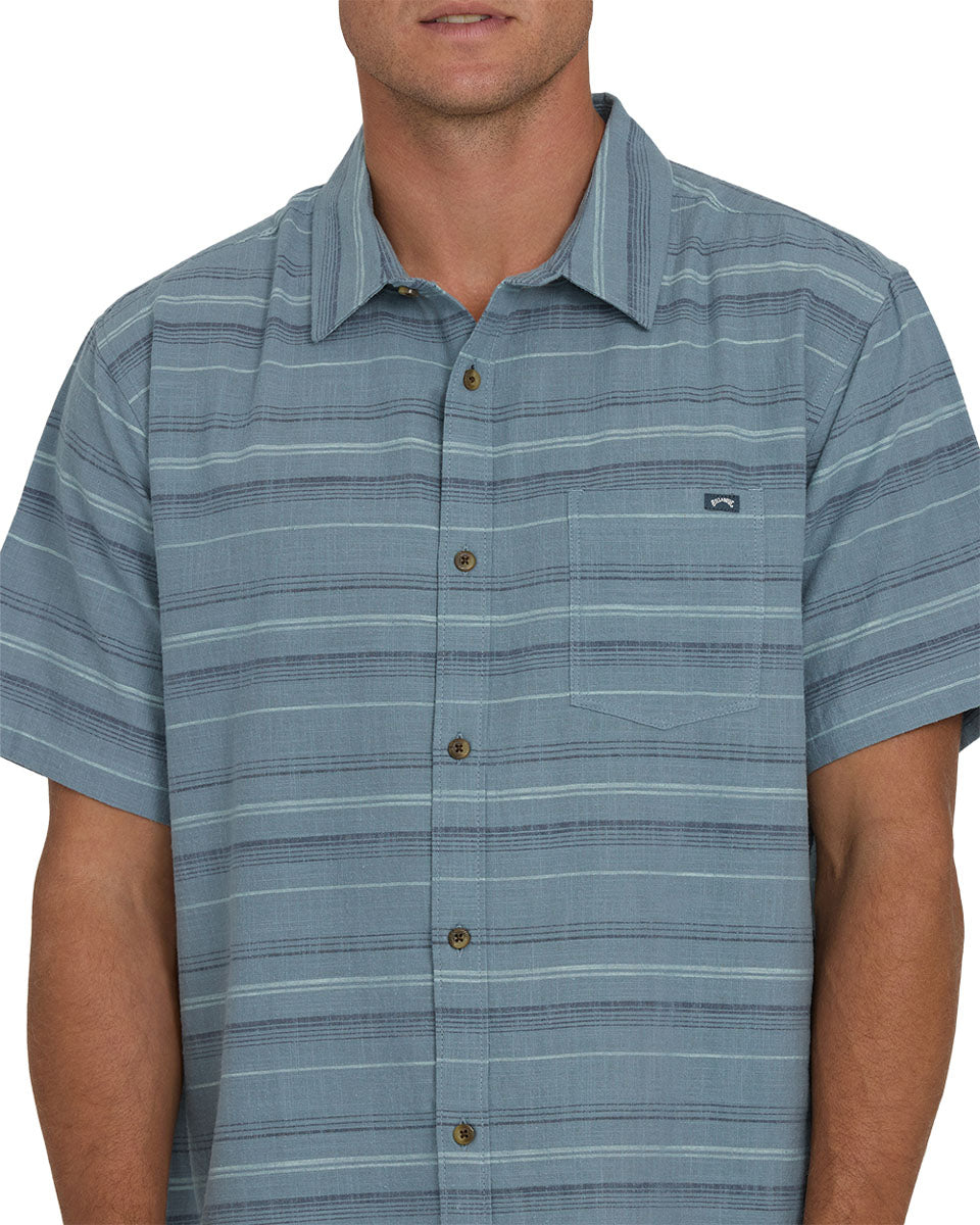 All Day Stripes Short Sleeve Shirt - Men's
