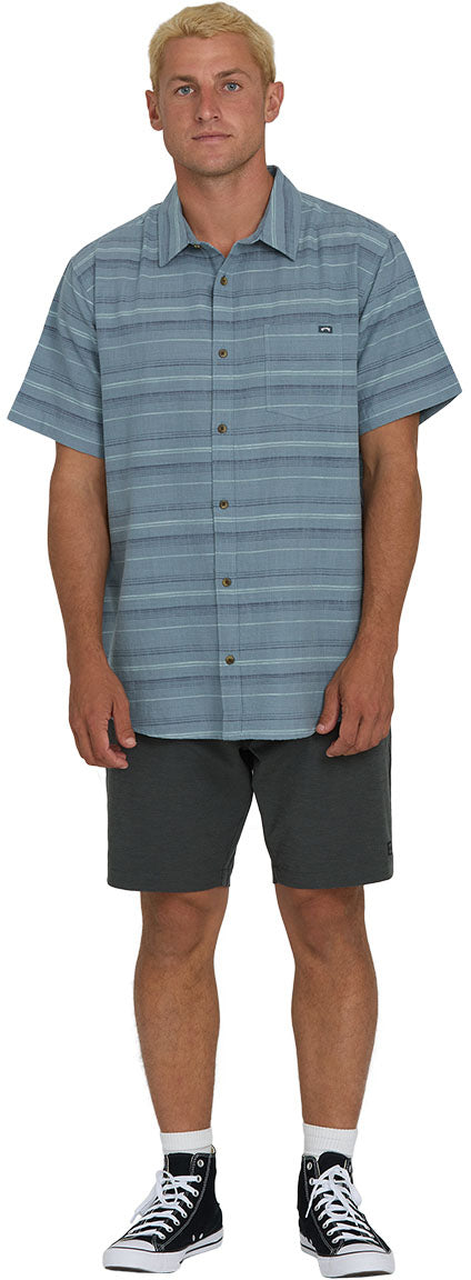 All Day Stripes Short Sleeve Shirt - Men's