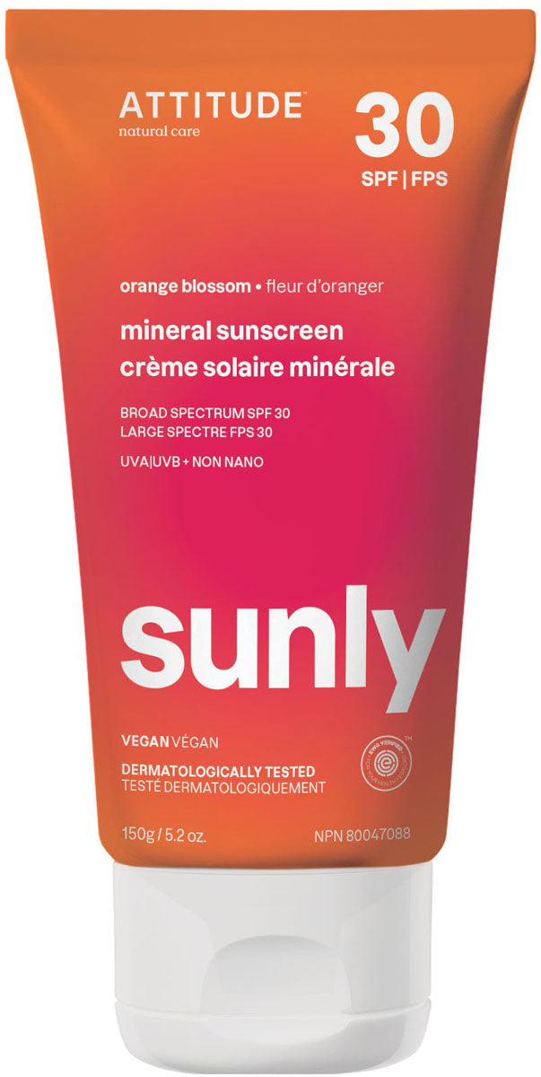30 SPF Mineral Sunscreen - Orange Blossom - 150 g