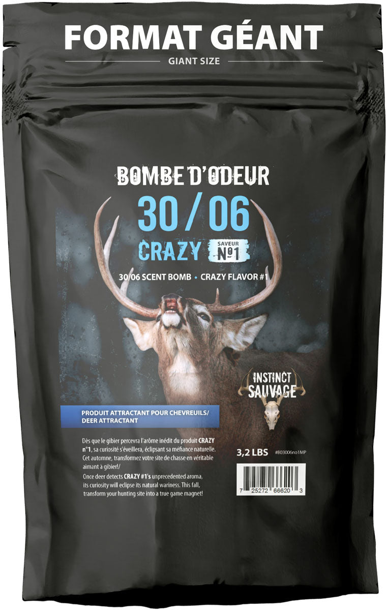 30/06 Deer Scent Bomb - Crazy No1 - 3.2 lb.