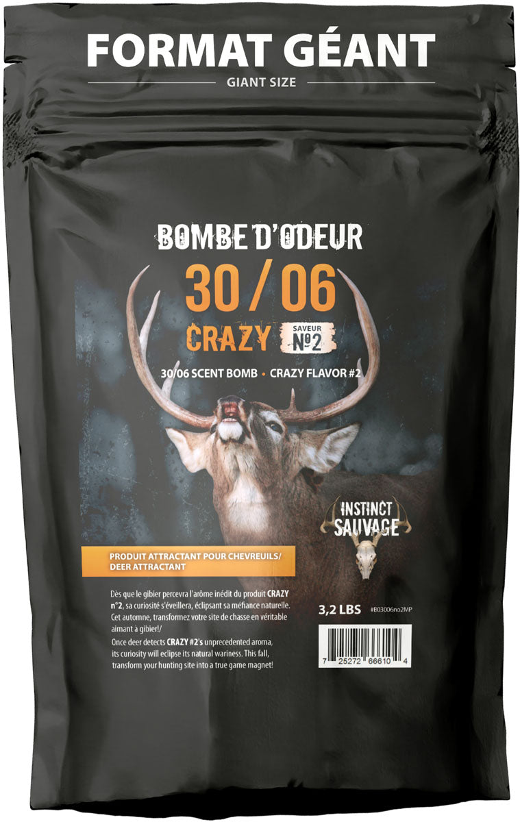 30/06 Deer Scent Bomb - Crazy No2 - 3.2 lb.