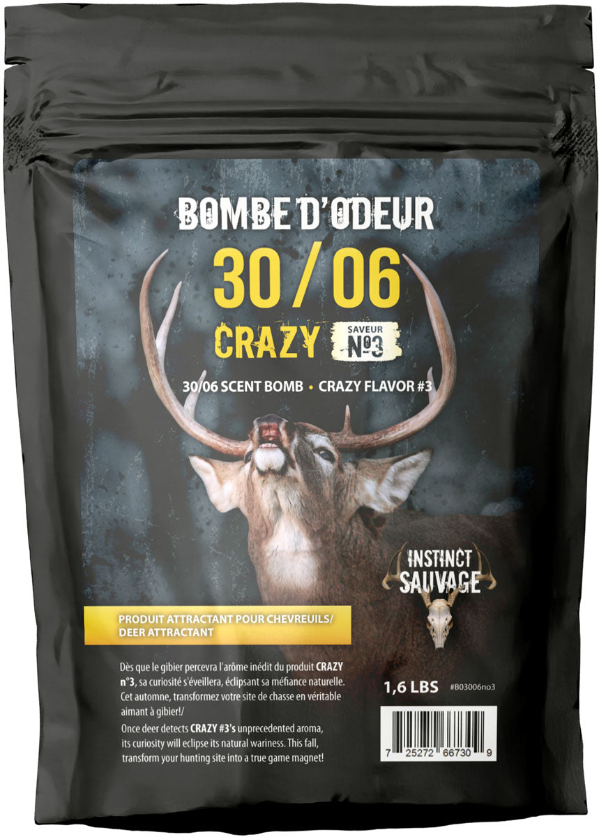 30/06 Deer Scent Bomb - Crazy No3 - 1.6 lb.