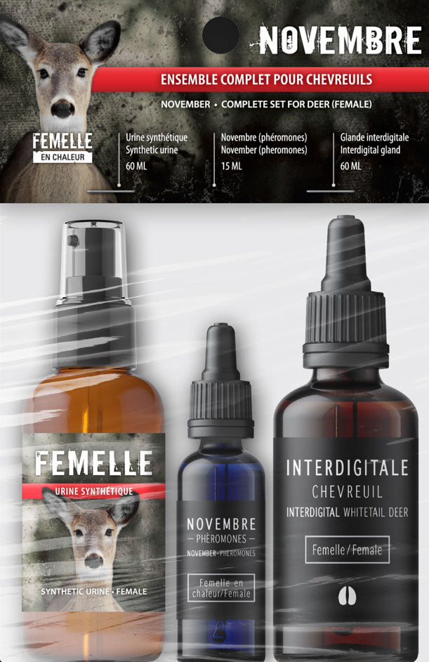 November Deer Pheromone and Synthetic Urine Kit - Cow In Heat