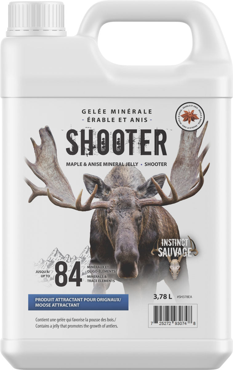Shooter Moose Mineral Jelly - Maple and Anise - 3.78 L