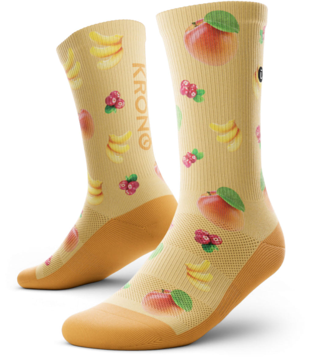 Apricot and Cranberry Socks - Unisex