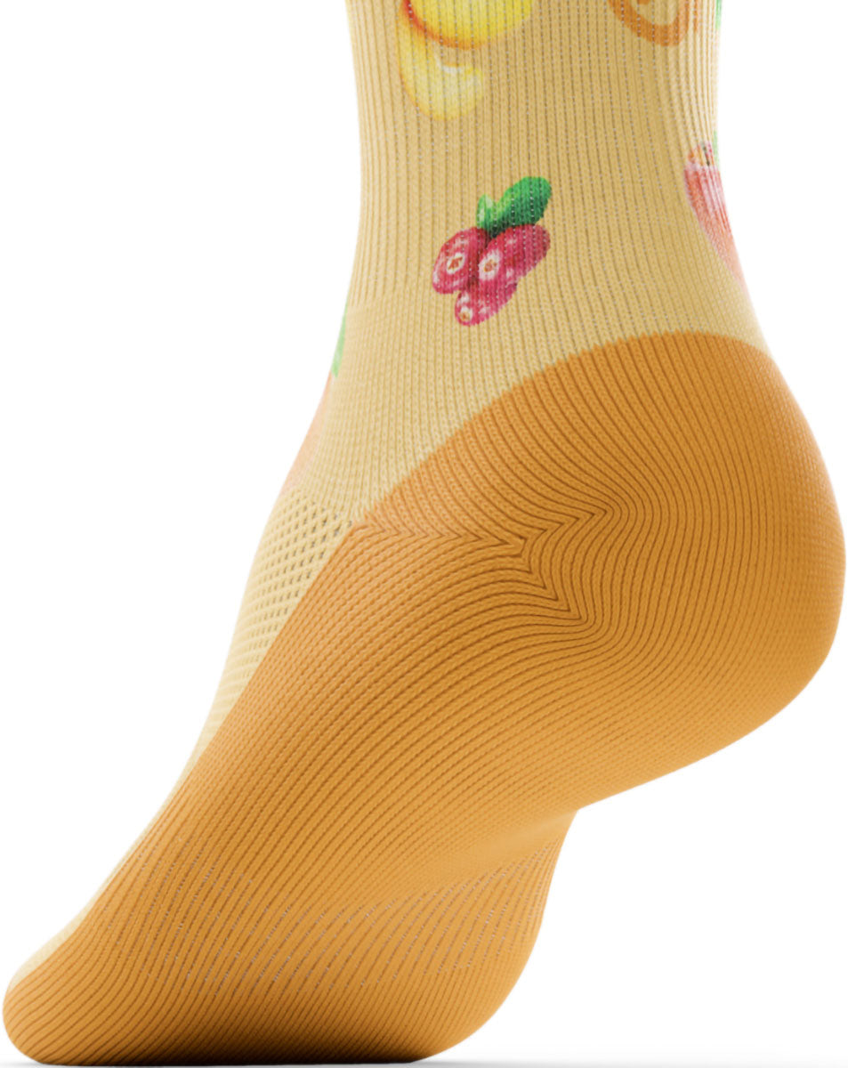 Apricot and Cranberry Socks - Unisex