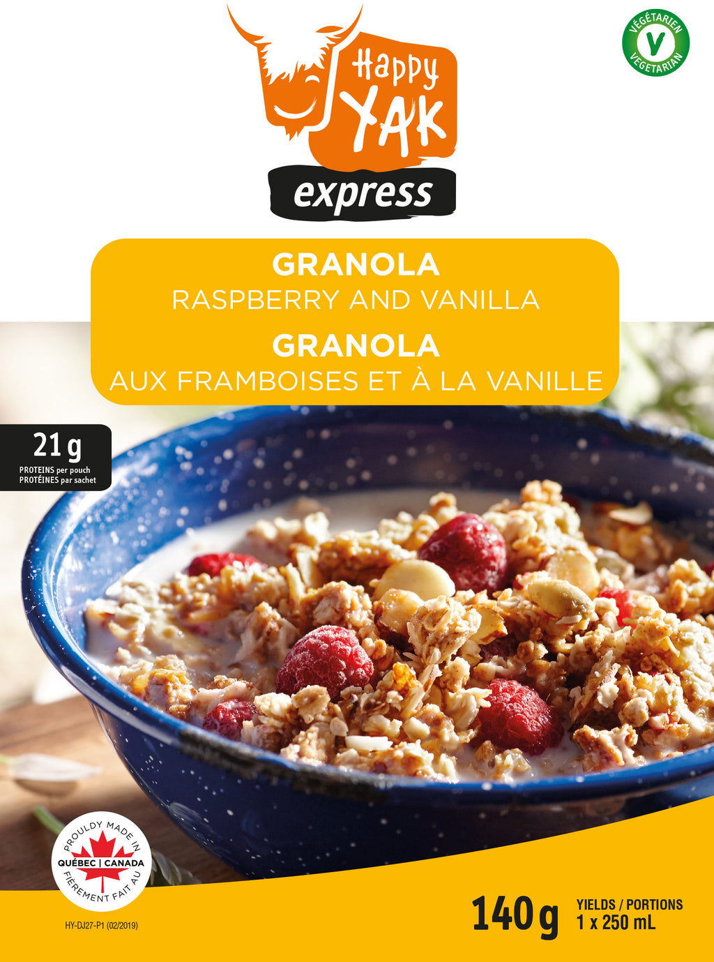 Raspberry Vanilla Granola
