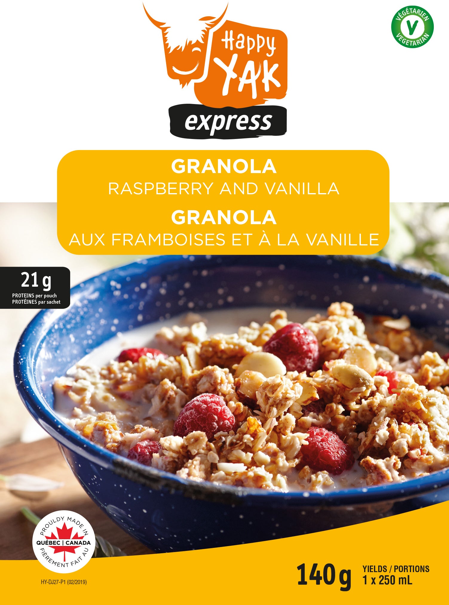 Raspberry Vanilla Granola