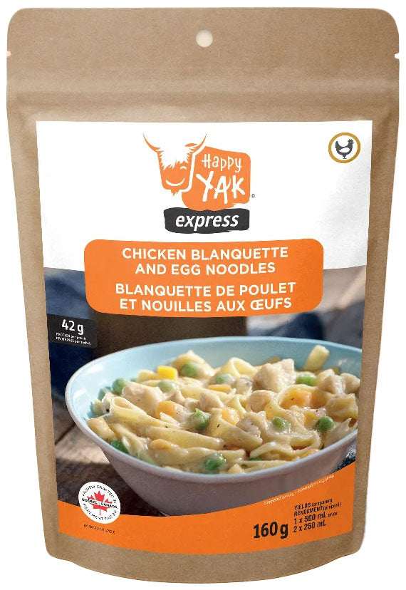 Chicken Blanquette and Egg Noodles