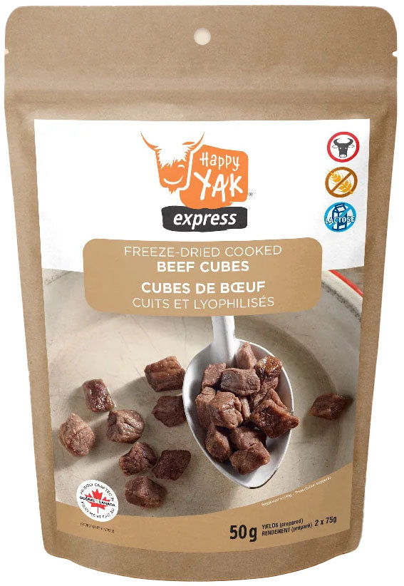 Freeze-Dried Cooked Beef Cubes