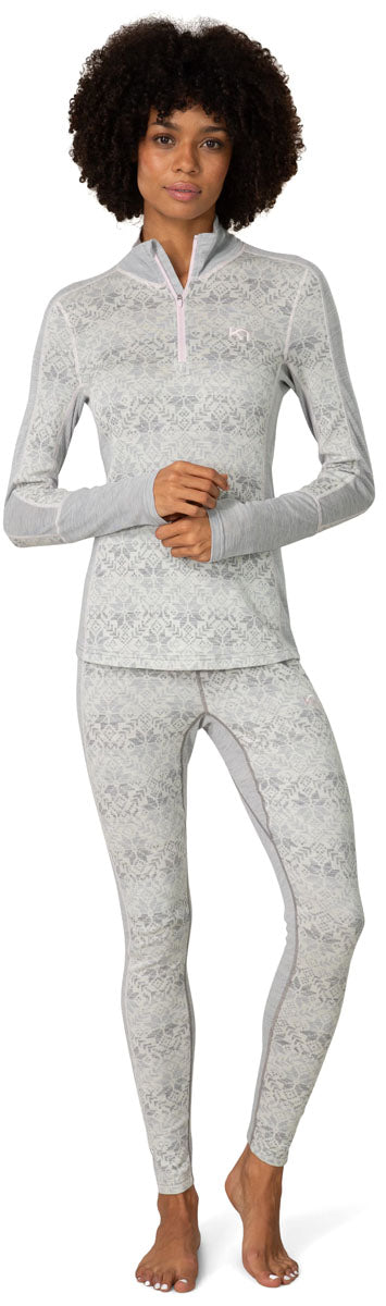 Anna Long Sleeve Half Zip Baselayer - Women's