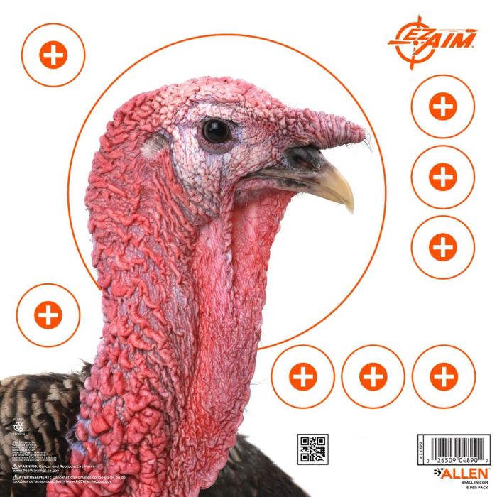 Target - Turkey - 12 in. x 12 in. - 6/PK