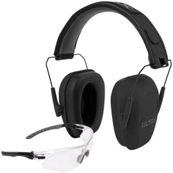 ULTRX Shield Ear Protection and Shooting Glasses Combo