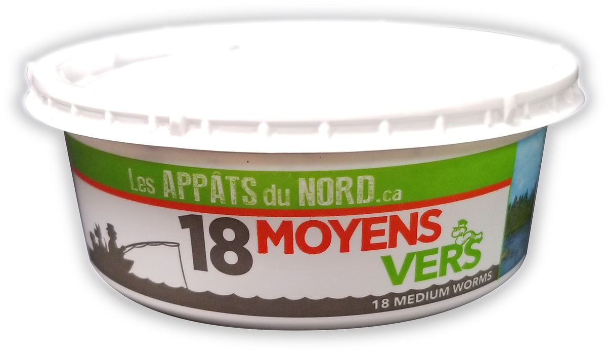 Medium Worms - 8 oz. - 18/PK
