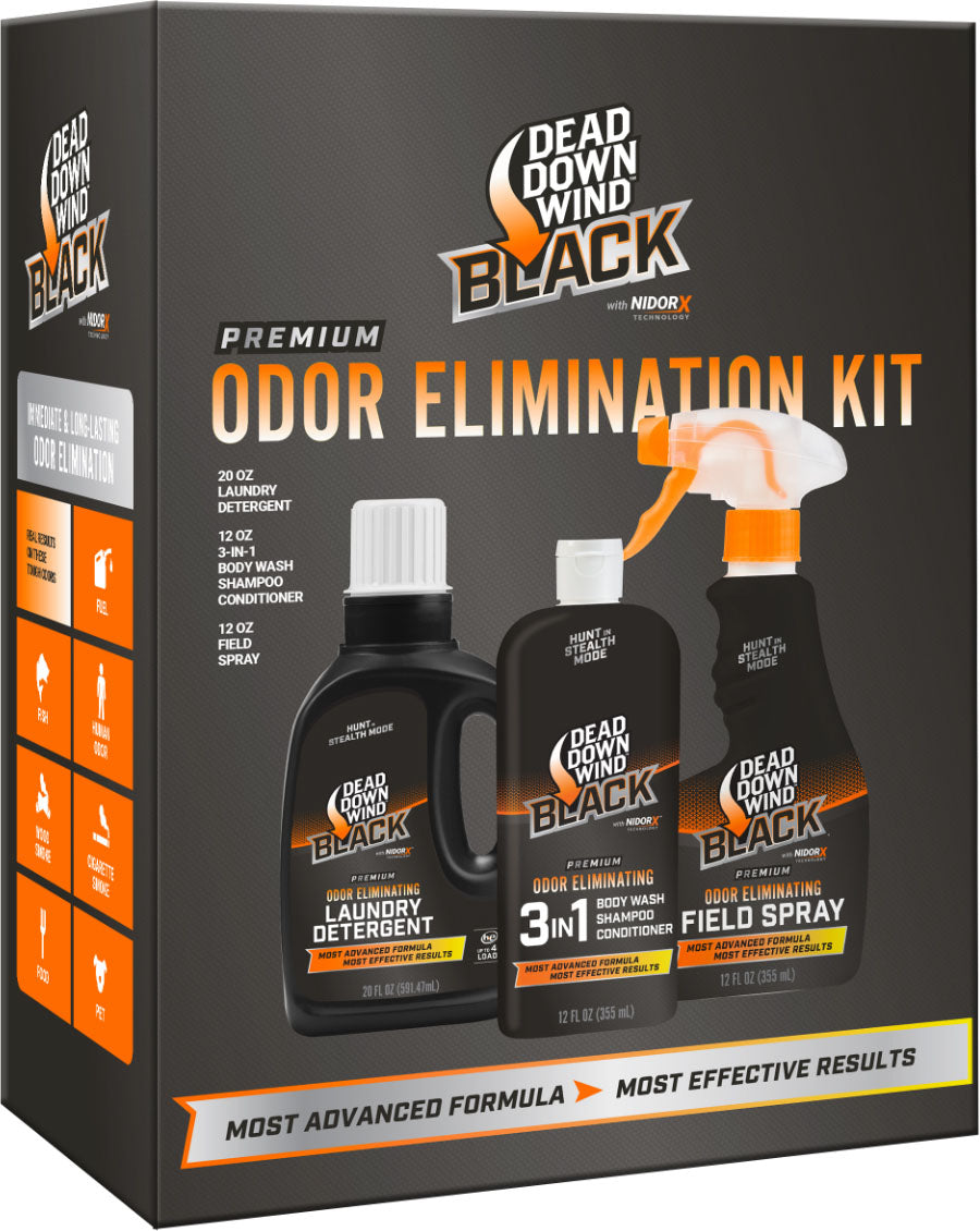 Black Premium Odour Eliminator Kit - 3 pcs
