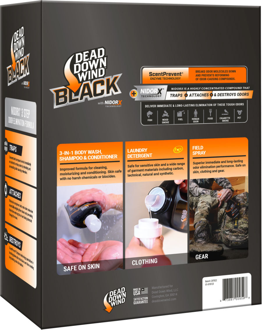 Black Premium Odour Eliminator Kit - 3 pcs